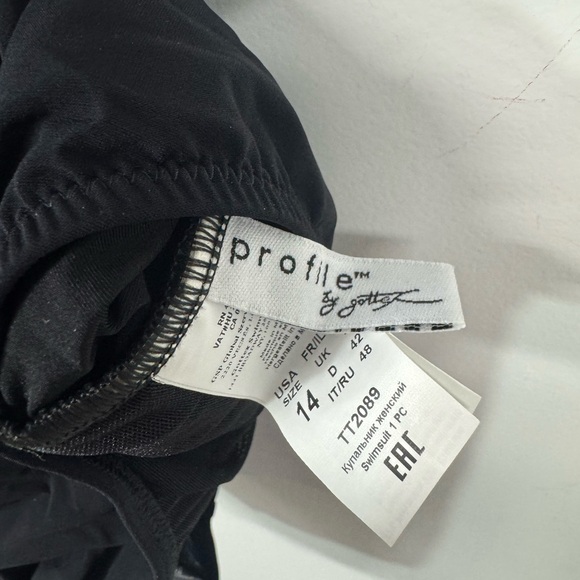 Profile By Gottex Classic Black Swimsuit - Picture 3 of 5